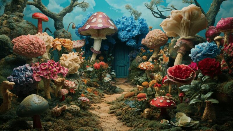 Les secrets du jardin merveilleux d’Alice au Pays des Merveilles
