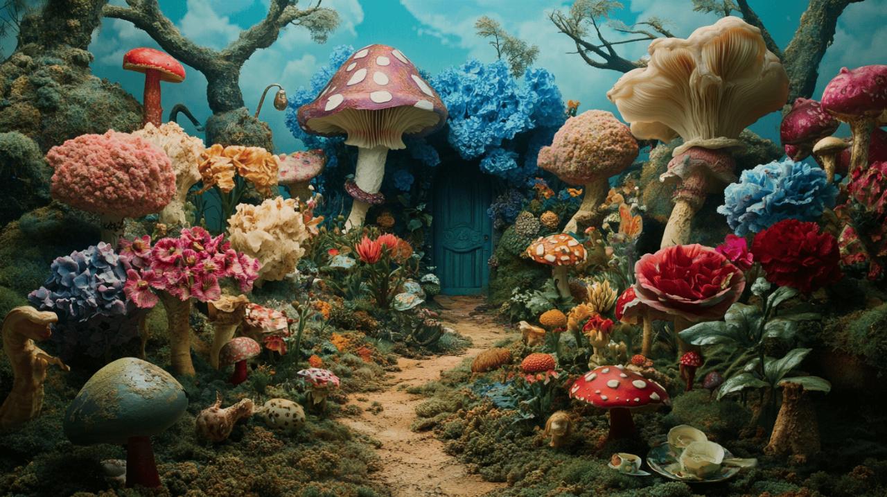 Les secrets du jardin merveilleux d’Alice au Pays des Merveilles